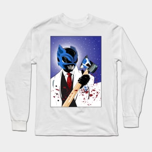 American Psycho Ranger Blue Long Sleeve T-Shirt